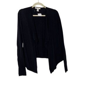 Motherhood MATERNITY black open front cardigan. Size XS
